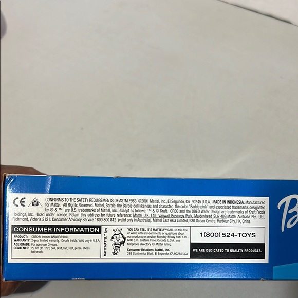 Barbie Mattel Vintage 2001 Oreo Themed School Time Fun Doll - Picture 7 of 11